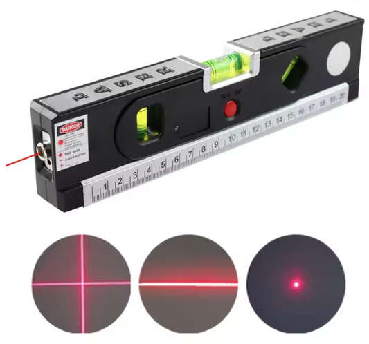 Nível laser multifunções 4 em 1