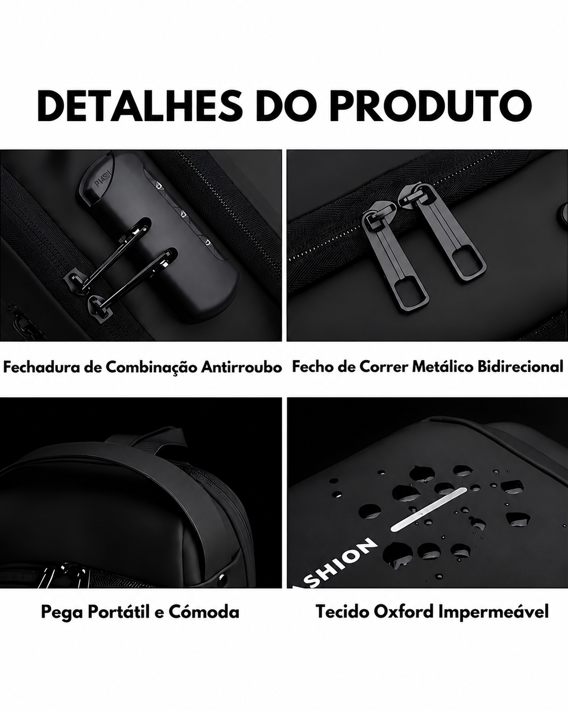 FORTIBAG™ - Bolso cruzado antirrobo