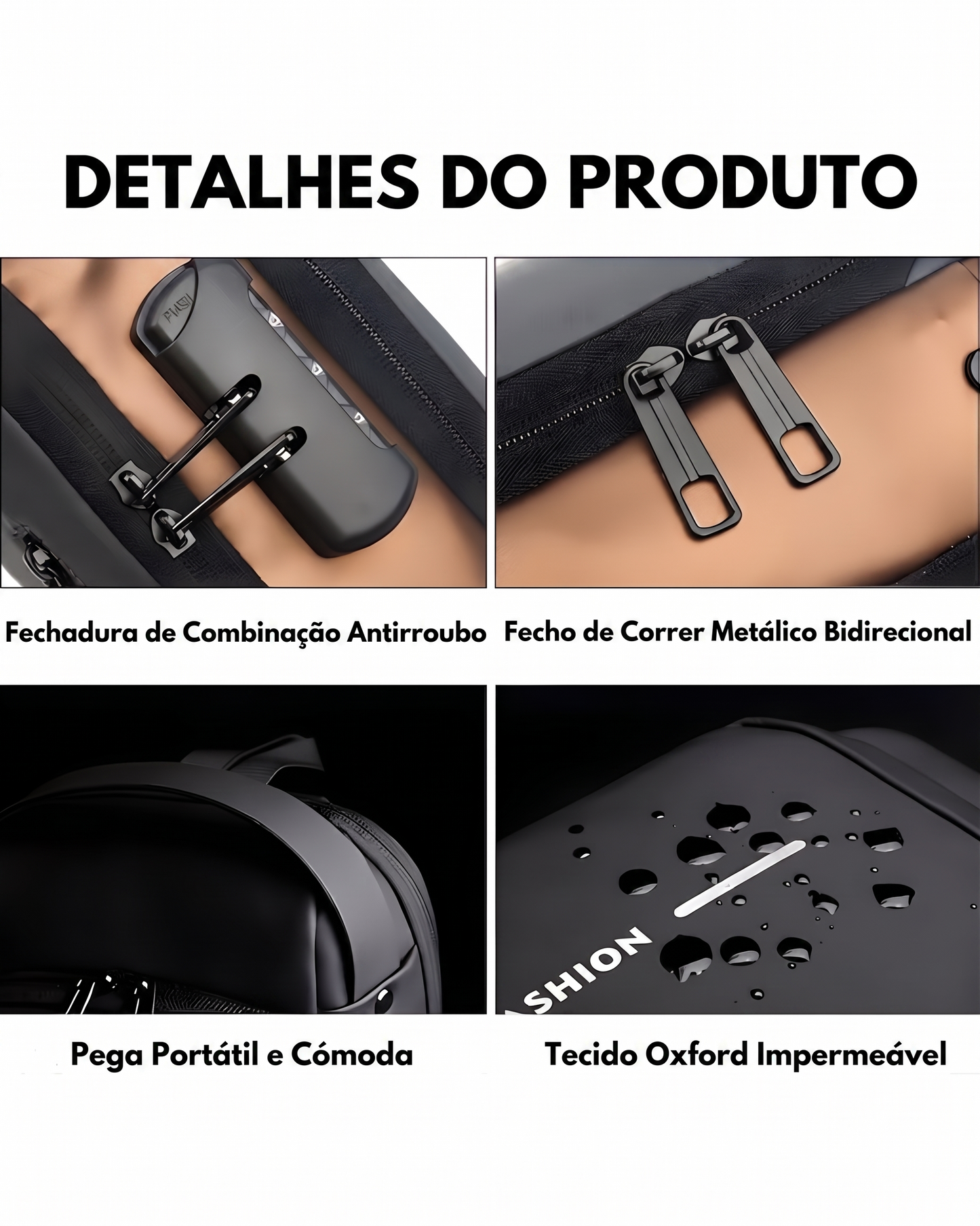 FORTIBAG™ - Bolso cruzado antirrobo