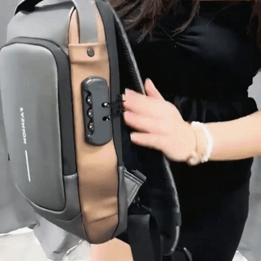 FORTIBAG candado antirrobo y cremalleras ocultas